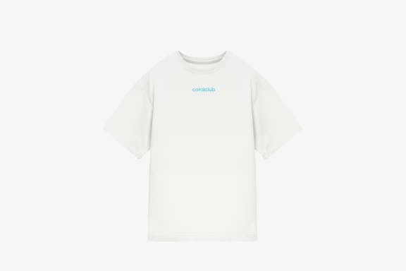 Oversized T-shirt, ivory white
